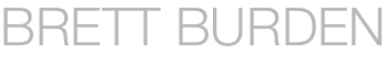 Brett Burden Logo Grey White